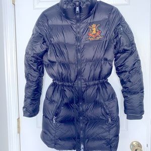 Black womens RL winter coat